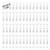 Mini Spray Bottle 2ml, Refillable Glass Spray Bottle, Glass Bottle Atomizer, Perfume Mouthwash Atomizer for Cleaning 2ml Refillable Container for Cleaning, Travel, Essential Oils, Perfume 60 Pcs, 2ml