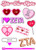 Zeta Tau Alpha - Sticker Sheet - Love Theme