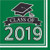 Creative Converting 335416 Green Class Of 2019 Napkins 6.5,