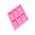 Silicone Soap Molds, 6 Cavities Silicone Baking Mold Cake Pan for Soap Making, Pudding, Muffin, Loaf, Brownie, Cornbread and More