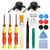 Joycon Joystick Replacement Repair Kit - 2 Pack Switch 3D Joycon Analog Stick Thumb Sticks Professional Repair Tool Kit (23 Pieces) Compatible with Left  and  Right Nintendo Switch Joy Cons