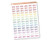 Appointment, Planner Stickers, Rainbow Colored Script"Appt" Planning Labels, Planner Tracking Stickers, F3 ( 904-073-051L-WH)
