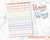 Dr. Appt Stickers, Script"Dr. Appt" Stickers for Planner, Rainbow Colored Tracking Stickers ( 904-064-051L-WH)