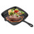 Greensen Cat Iron Skillet Pan, Square Cooking Nonstick Frying Pan for Steak Grilling Bacon Meats Grill Pan