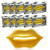 30 Patch Crystal Lip Masks 24K Gold Collagen Gel Lip Pad Great Lip Plumper Mask for Moisturizing Lip, Remove Dead Skin,Anti-Wrinkle,Anti Chapped