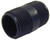 B  and  K Pvc Nipple 1 " X 2 " Gray Schedule 80