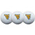 Team Effort West Virginia Mountaineers Golf Ball 3 Pack, West Virginia Moutaineers Team Effort West Virginia Mountaineers Golf Ball 3 Pack, West Virginia Moutaineers
