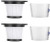MOOSOO HEPA Filter and Strainer Screen, 2 Pack, for K17 Cordless Vacuum