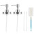 SOOKU 2 Pack Mason Jar Soap Dispenser Lids, 304 Stainless Steel Pumps and Lids Sets for Regular Mouth Mason Jars, Hand Soap and Lotions Dispenser Pump for Kitchen and Bathroom