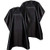 Nooa Waterproof Barber Styling Cape - Professional Salon Cape,Unisex Black Hair Cutting Cape,35.5 x 55 inches Hairdresser Cape for Hair Treatment -2 Packs