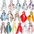 16Pcs Hair Scarf Scrunchies, Satin Silk Hair Scarves Scrunchys Bow Ribbon Scrunchy with Tails Hair Bands Hair Ties Ponytail Holder for Girls Women Hair Accessories