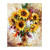 MAOVY DIY Paint by Numbers Kit for Adults, Colorful Sunflowers Canvas DIY Oil Painting Kit for Beginners Adults Kids, Oil Painting by Numbers Wall Art Home Decor, 16 x 20 inch