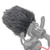 SUNMON Microphone Furry Windscreen, Dead Cat Wind Muff Mic Windshield Fur Foam Cover as Pop Filter Compatible with Rode VideoMicro