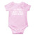 I'd Flex But I Like This Shirt - Workout Baby Funny Cute Infant Creeper, One-Piece Baby Bodysuit (Pink, 12 Months)