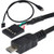 50CM micro usb 5pin male to 1x 5Pin Female 0.1" USB header PCB motherboard cable
