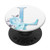 Personalized Monogram Initial Letter L Teal Floral Gift PopSockets PopGrip: Swappable Grip for Phones  and  Tablets