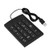 iFCOW Portable Mini USB Numeric Keypad Number Keyboard for Laptop