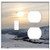 2-Gang, Toggle Outlet Combination Wall Plate Cover - Mountains Ridge Slopes Rocks Snow Stones Height