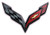 Corvette Flag 2014 C7 Stingray Sticker Decal Graphic