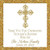 Gold Cross Stickers And Favor Tags For Baptism, Christening, Baby Dedication, First Communion or Confirmation