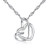 Glibrillody Love Heart for Mom Love between Lovers Pendant Necklace Fashion Choker Necklace for Women Girls (B)