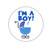 It's A Boy Envelope Seals - 1.2" Baby Announcement Stickers - 144 Stickers (Boy)