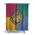 Robe Factory Harry Potter Hogwarts Shower Curtain Houses Bathroom Decor with Hook Rings