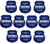 BRINKS ADT 10 Security Sticker Decal Signs Lot for Home Windows Waterproof Ring Alarm Systems