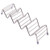 DOITOOL Stainless Steel Taco Holder Stands Metal Heavy Duty Wire Metal Taco Rack Tray Stand Up Holders Kitchen Set for Tortillas, Burritos Parties Restaurants 4 Grids