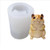 3D Cute Cat Mouse Cake Decorative Silicone Mold,Handmade Soap Candle Pudding Mold Fondant Jelly Chocolate Mousse Cake Mould Aromatherapy Gypsum Polymer Clay Mould DIY Bakeware Pan Baking Tools (D)