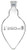 Boiling Flask, 250ml - 14/23 Interchangeable Joint - Borosilicate Glass, Pear Shape - Short Neck - Eisco Labs
