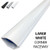 Large Corner Duct Cable Raceway (1250 Series) - 5 Feet - White