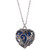 Glow in Dark Women Necklace Hollow Out Heart Crystal Pendant Luminous Necklace