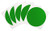 ChromaLabel 4 Inch Round Permanent Color-Code Dot Stickers, Inventory Labels, 100/Pack, Green
