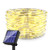 Outdoor Rope Lights Solar Powered -40FT 100 LED Tube Light 8 Modes Solar String Rope Light Waterproof for Garden Patio Fence Balcony Backyard Porch Party Christmas Tree Decoration (Warm White, 1 Pack)