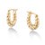 Twist Hoop Earrings for Women 14K Gold Plated Chunky Huggies Earrings Personality Fashion Retro Twisted Rope Round Hoop Earring