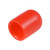 uxcell 20pcs Rubber End Caps 8.5mm ID Vinyl Round End Cap Cover Screw Thread Protectors Red