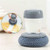 Kitchen Soap Dispensing Palm Brush Storage Set, Multifunctional Cleaning Brush With Detergent, Kitchen Brush with Holder for Sink Pot Pan Sink Cleaning (Steeel Ball)