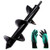 Auger Drill Bit, Garden Plant Flower Bulb Auger 3" x 10" Rapid Planter with Garden Genie Gloves, Earth Auger Bit, Fence Post or Umbrella Hole Digger Drill Bit
