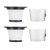 MOOSOO HEPA Filter and Strainer Screen, 2 Pack, for K17 Cordless Vacuum G
