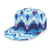 antkondnm Tie Dye Pattern Flat Brim Hip Hop Adjustable Hat Stylish Snapback Baseball Cap