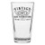 Vintage 1971 Printed 16oz Pint Glass, 50th Birthday Aged to Perfection, 50 years old gifts