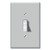 WIRESTER Single Gang Toggle Light Switch Plate/Wall Plate Cover - Solid Light Gray