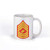 Sgmmc Sergeant Major E-9 Insignia USMC Marine Corps Red and Gold Ceramic 11 Ounce Coffee Mug -E9UMC2