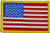 Tactical USA Flag Patch Red White Blue 2"x3" Hook and Loop Fasteners Backing - By Ranger Return