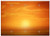 Triple Blank Wall Plate Cover - Sunset Sun Orange Yellow Glow Sky Clouds
