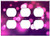 Triple Duplex Outlet Wall Plate Cover - Red Bokeh Glow Light Abstract Background