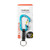 Nite Ize CSLAW3-03-R6 Locking Carabiner Chain Key Ring, Blue
