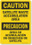 Smartsign S-9908-B-PL-14"Caution: Satellite Waste Accumulation Area" Plastic Sign, Bilingual, 14" x 10", Black on Yellow