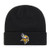 OTS NFL Minnesota Vikings Youth Raised Cuff Knit Cap, Team Color, Youth